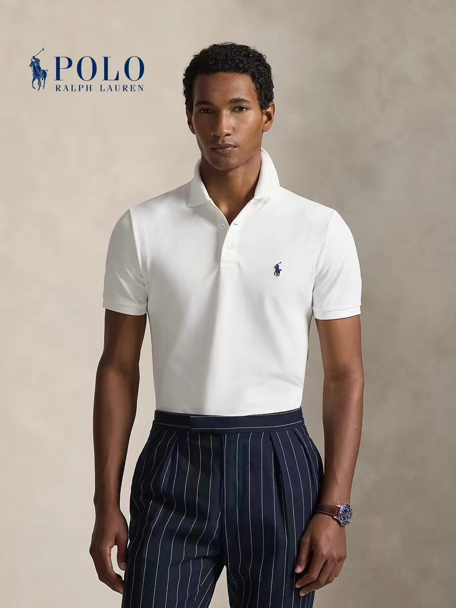 Men's Custom Slim FitMesh Polo Shirt