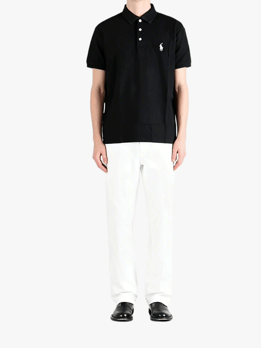 POLO RALPH LAUREN - Men Short-Sleeve Stretch Mesh Button Placket Polo Shirt