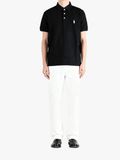 POLO RALPH LAUREN - Men Short-Sleeve Stretch Mesh Button Placket Polo Shirt