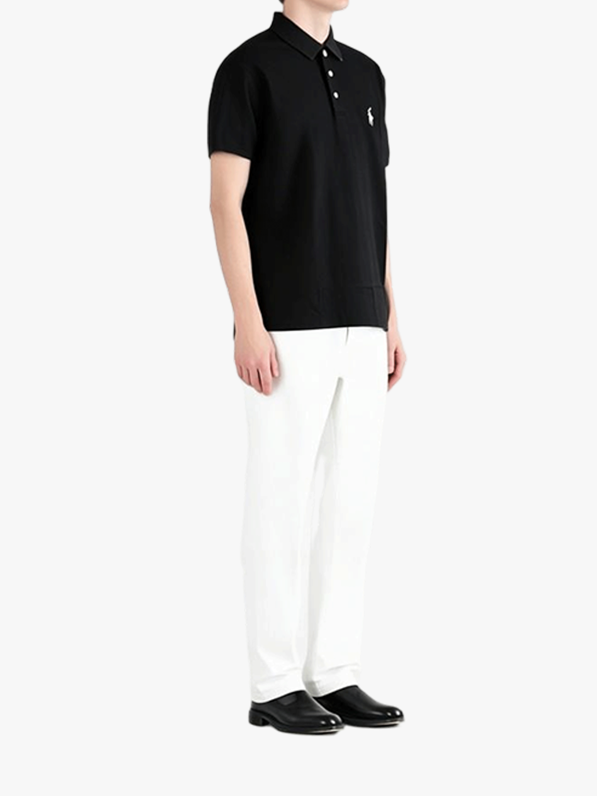 POLO RALPH LAUREN - Men Short-Sleeve Stretch Mesh Button Placket Polo Shirt