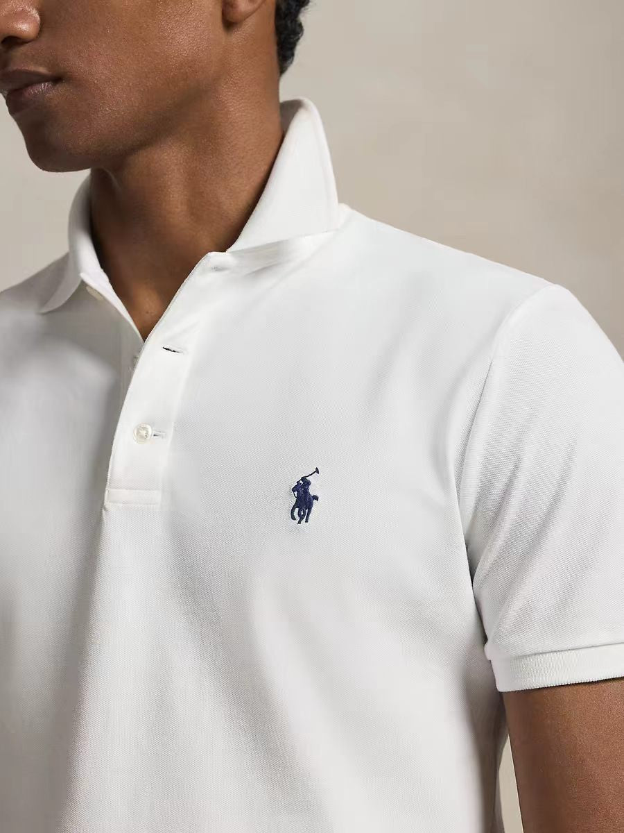 Men's Custom Slim FitMesh Polo Shirt