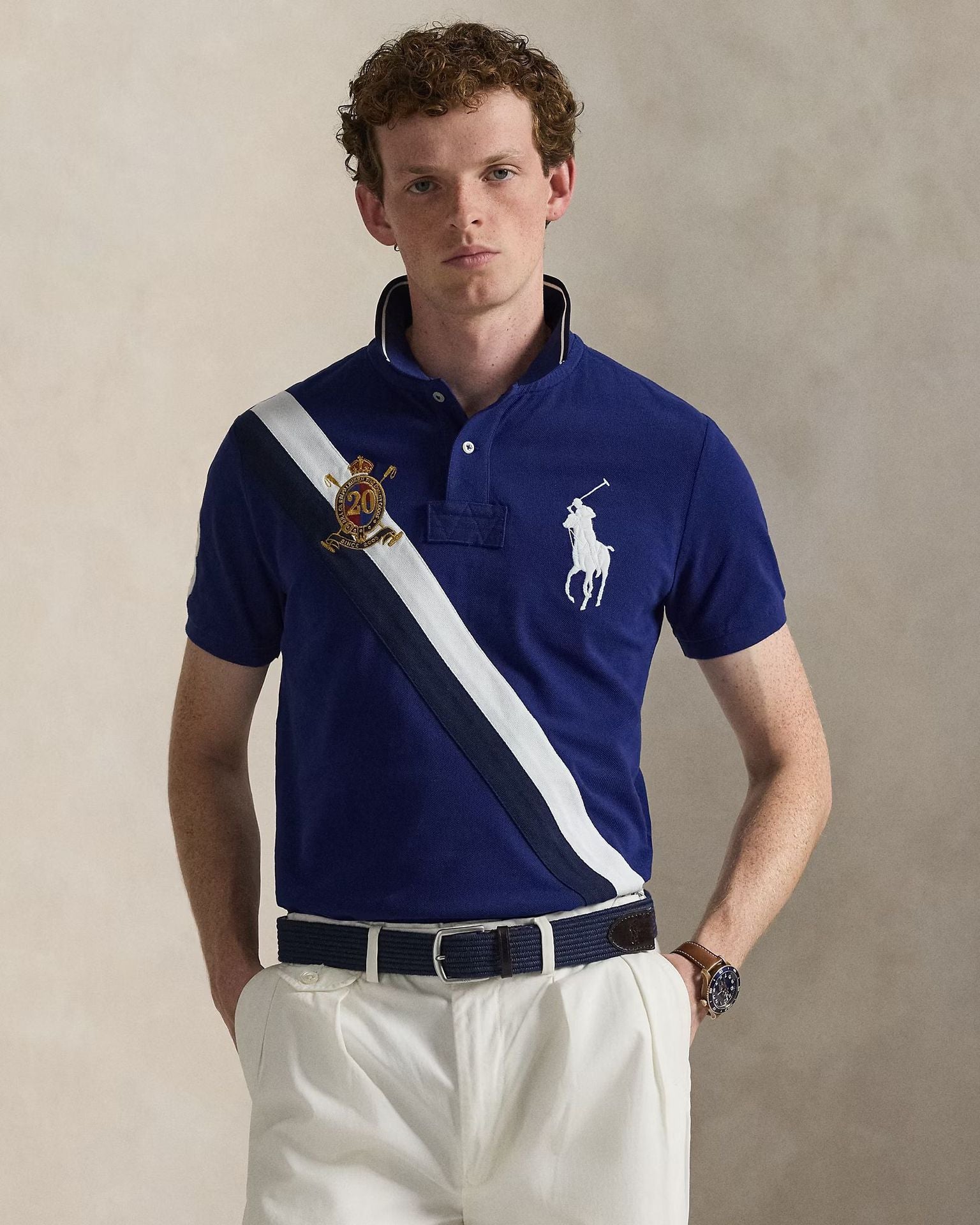 Men's Classic Embroidered Polo Shirt