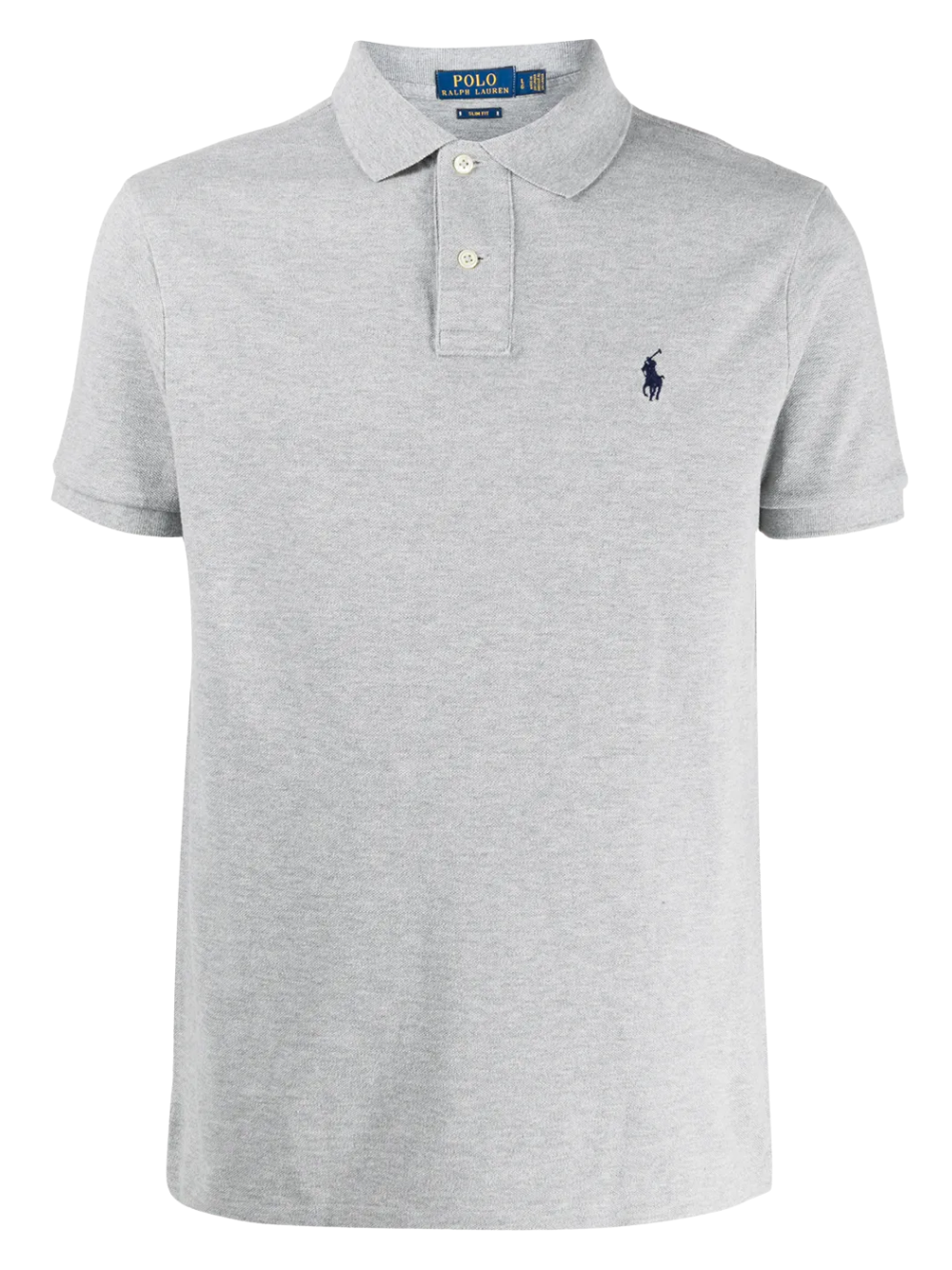 RALPH LAUREN Slim Fit Mesh Polo Shirt Andover Heather