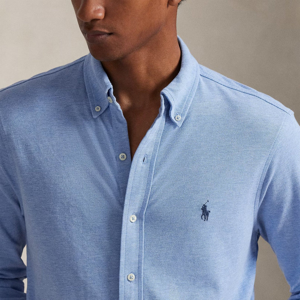 Polo Ralph Lauren Featherweight Mesh Shirt Isle Heather