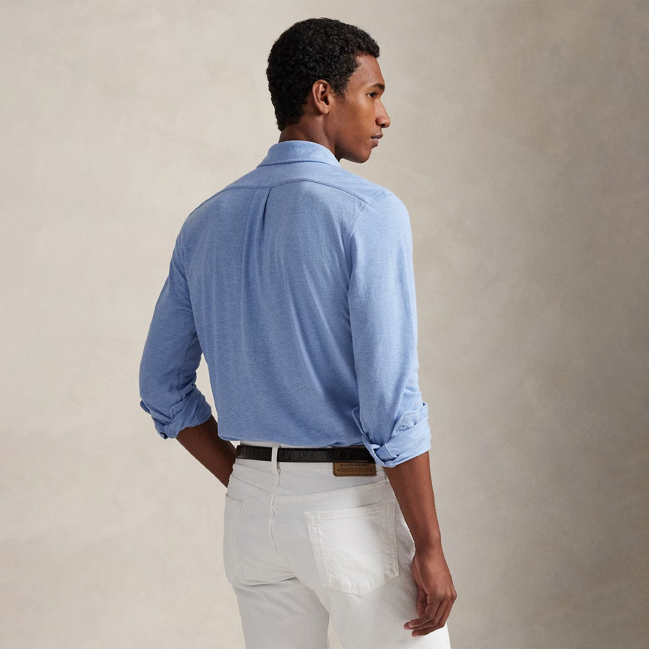 Polo Ralph Lauren Featherweight Mesh Shirt Isle Heather