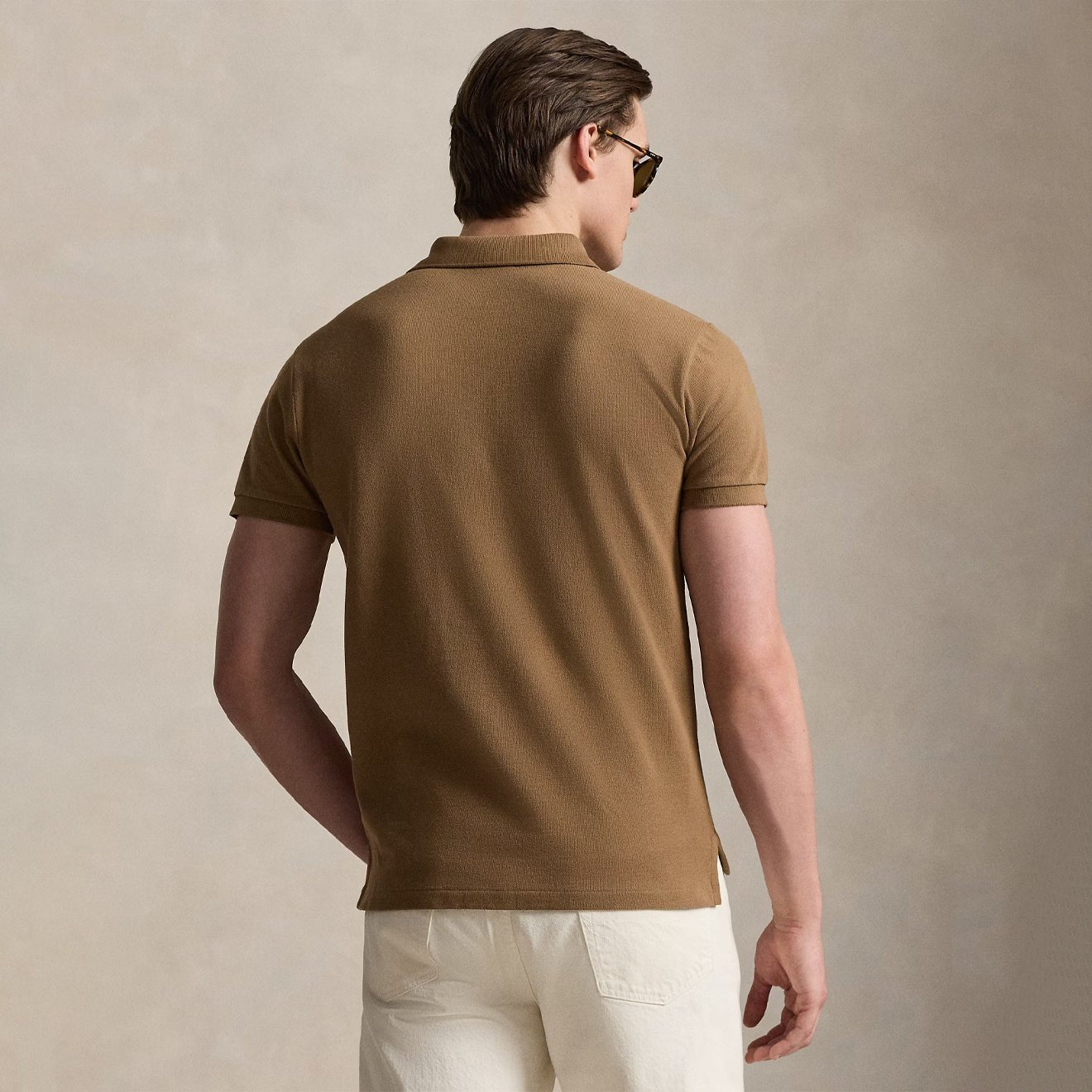 Polo Ralph Lauren The Iconic Mesh Polo Shirt RL Brown