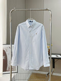 Ralph Lauren Men's Relaxed Fit Cotton Shirt – Long Sleeve Button-Up