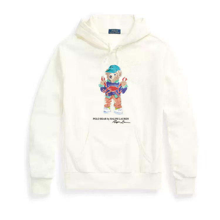 Ralph Lauren Men's Polo Bear Pullover Hoodie – Everyday Casual Essential