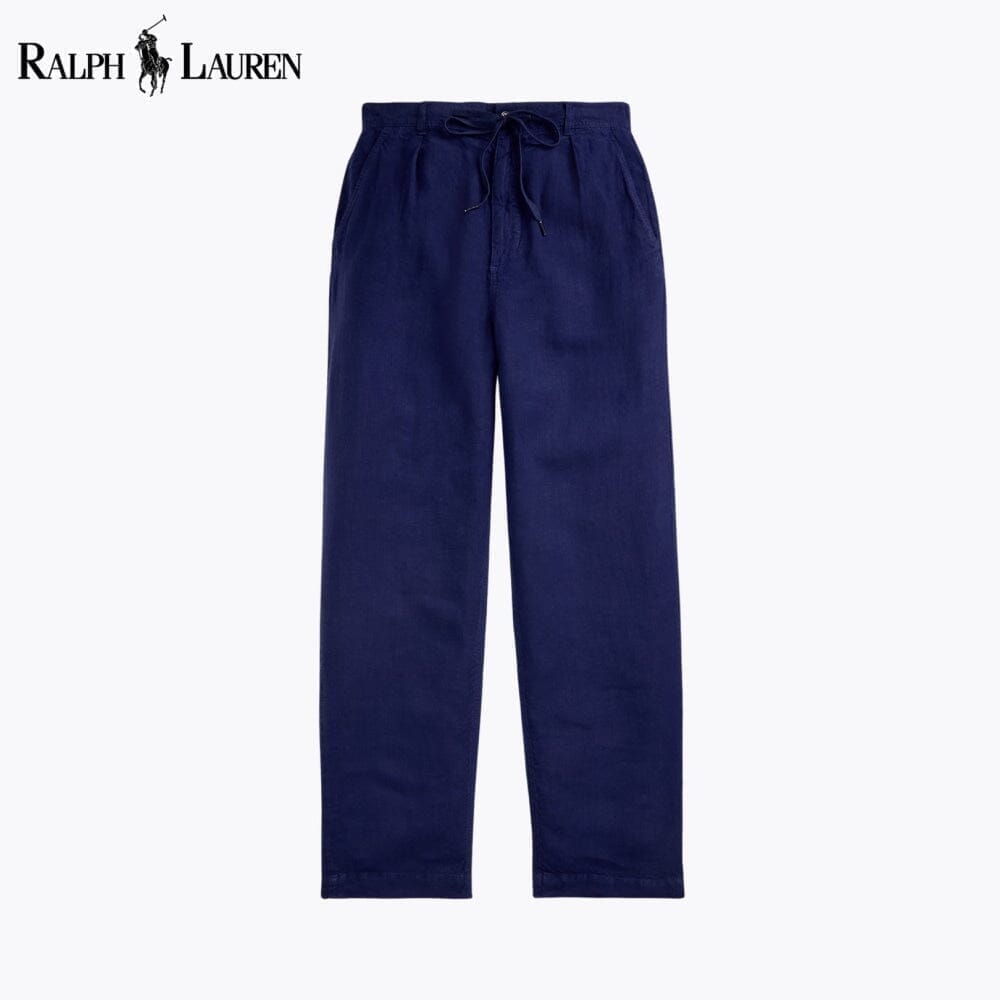Ralph Lauren Lateef Leinenhose mit Falten und entspannter Passform