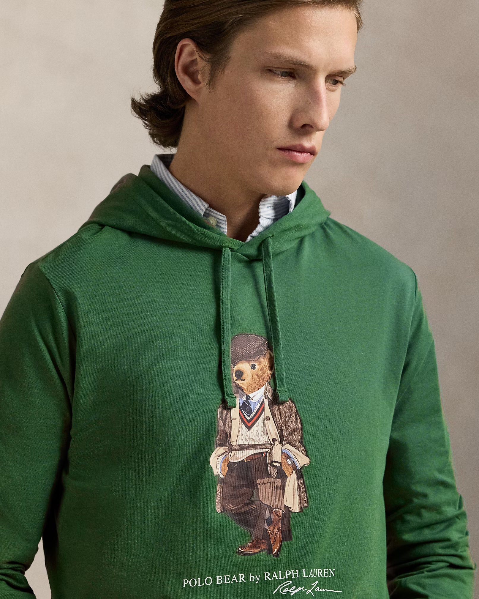 Ralph Lauren Polo Bear Jersey Kapuzen-T-Shirt