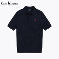 Ralph Lauren Zopfstrick-Polokragenpullover aus Baumwolle